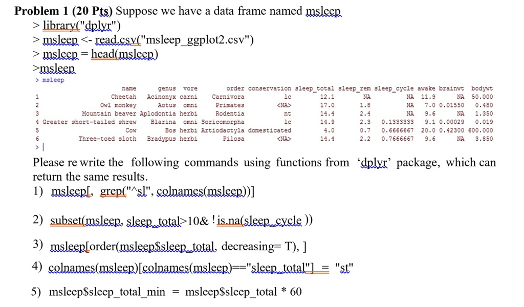 solved-problem-1-20-pts-suppose-we-have-a-data-frame-named-msleep