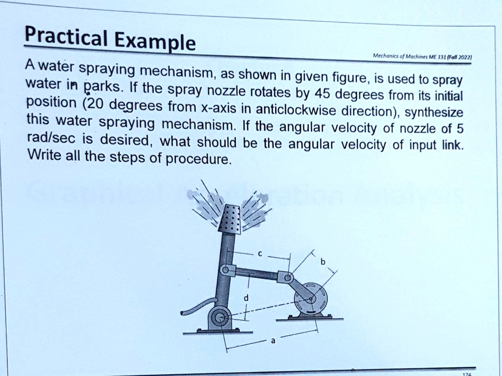 SOLVED: Mechanics of Machines Practical Example: Mechanics of Machines ...