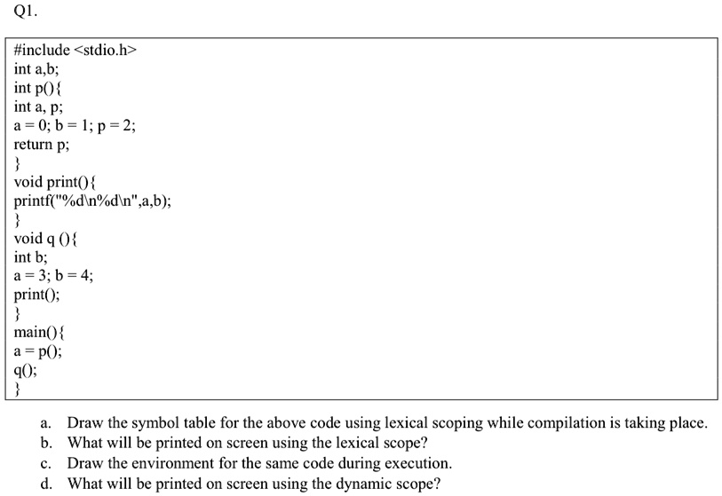 SOLVED: The text provided is a code snippet and contains several errors ...