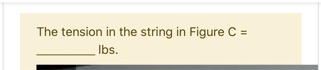 the tension in the string in figure ibs 84646