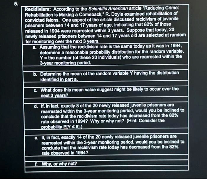 how we analyzed the compas recidivism algorithm —... SOLVED: Texts: 5. Recidivism: According to the Scientific American ...