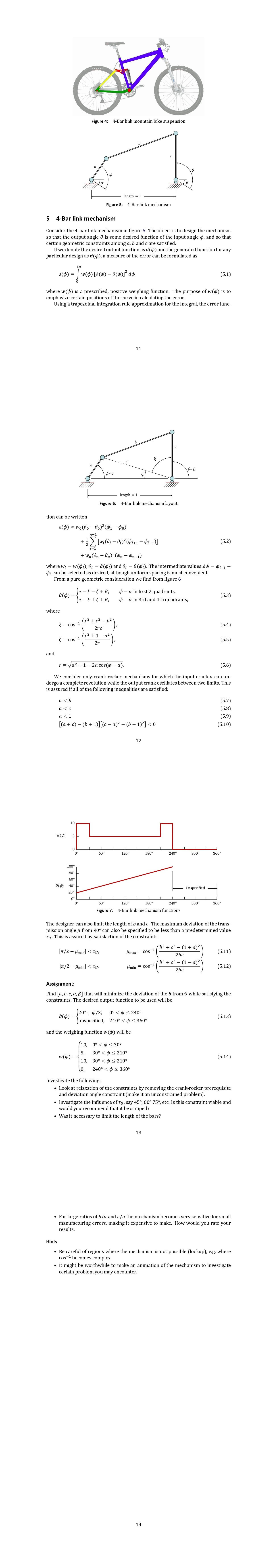 bar link mechanism