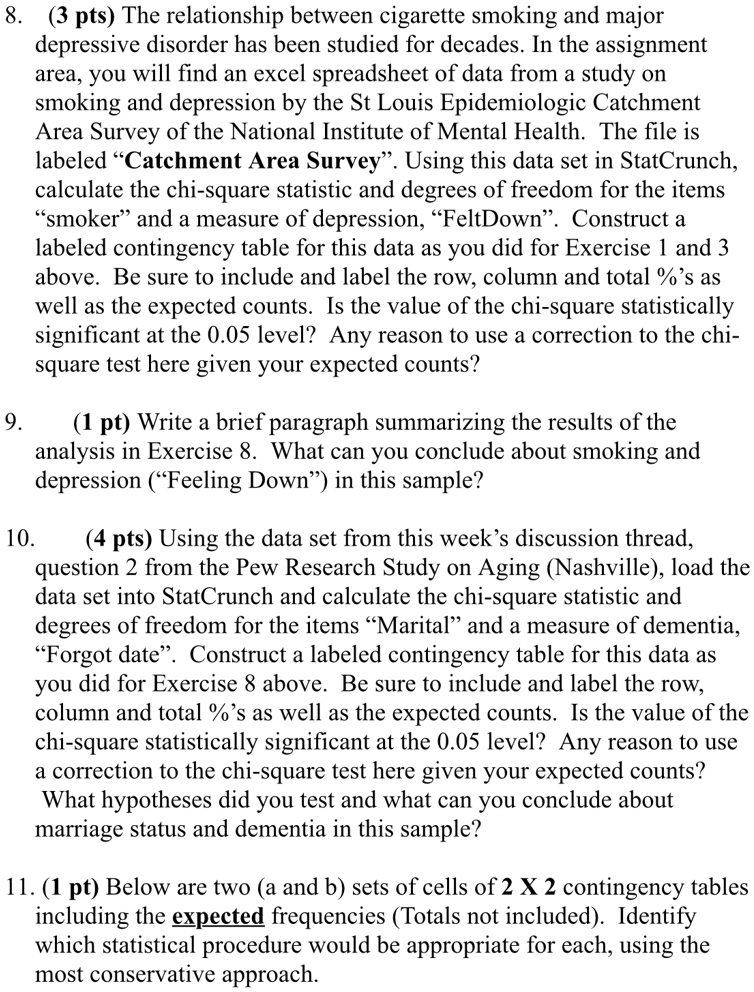 please step by step 8 3 pts the relationship between cigarette smoking