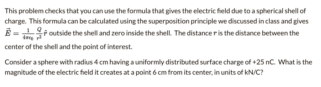 SOLVED: This problem checks that you can use the formula that gives the ...
