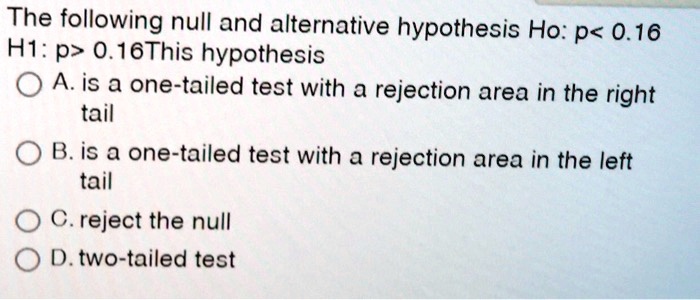 SOLVED: The following null and alternative hypotheses are stated as ...