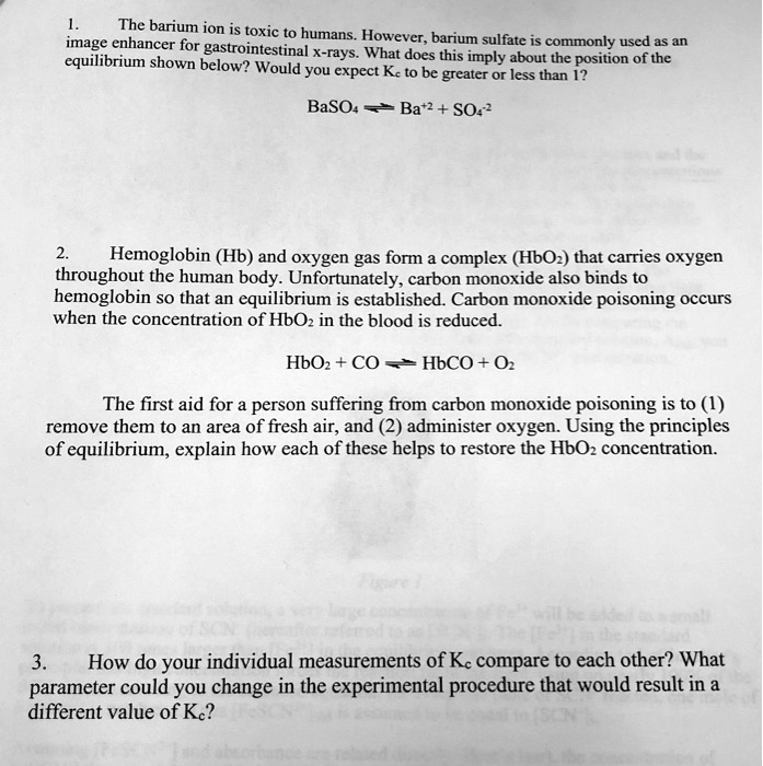 SOLVED The barium ion is toxic to humans However; image enhancer for