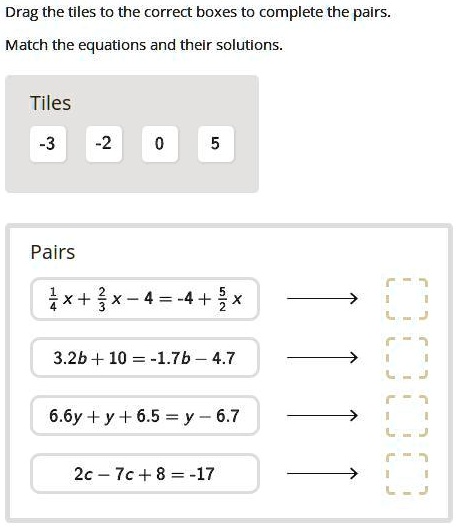 [GET ANSWER] help me plz i need the answer drag the tiles to the ...