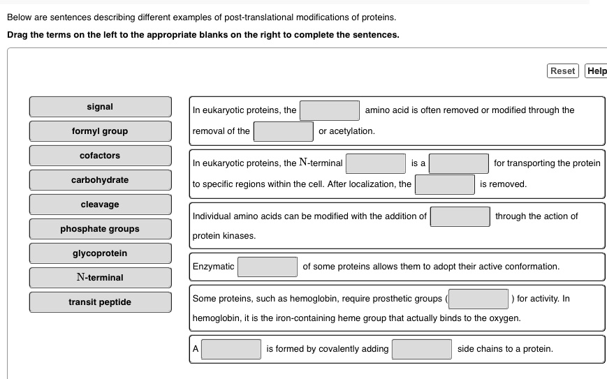 SOLVED Below are sentences describing different examples of post