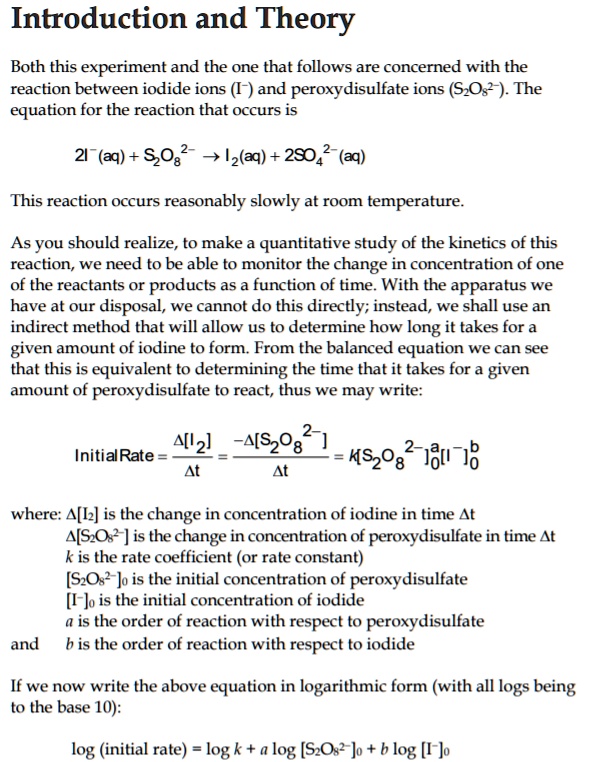 SOLVED: Introduction and Theory Both this experiment and the one that