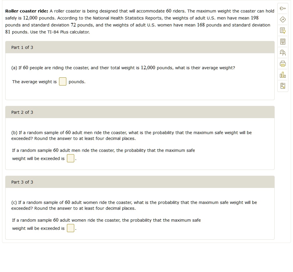 SOLVED Roller coaster ride A roller coaster is being designed that