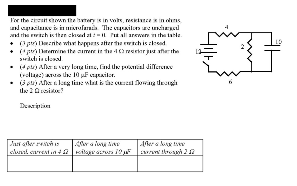 SOLVEDFor the circuit shown the battery is in volts. resistance is in