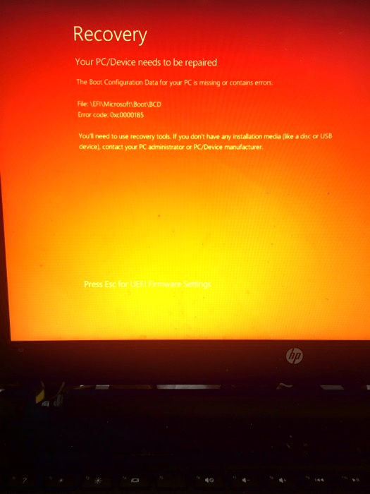 SOLVED: How do I fix this issue? Recovery: Your PC/Device needs to be ...