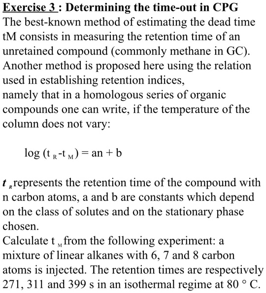 SOLVED Exercise 3 Determining the timeout in CPG The bestknown method of estimating the dead