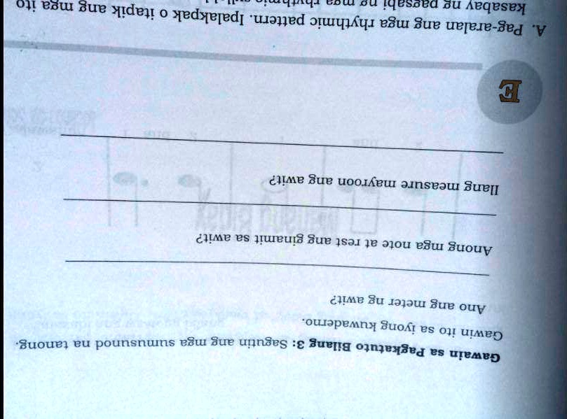 Solved Gawain Sa Pagkatuto Bilang 3 Sagutin Ang Mga Sumusunod Na Tanong Gawin Ito Sa Iyong 7923