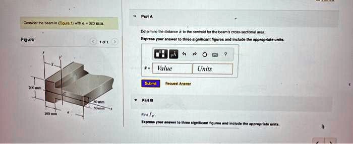 SOLVED: Texts: Part A Consider the beam in Figure 1, where h = 320 m ...