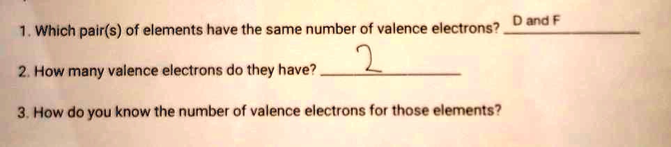 how do you find the total number of valence electrons