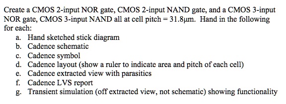 design 2 input nor gate using cmos