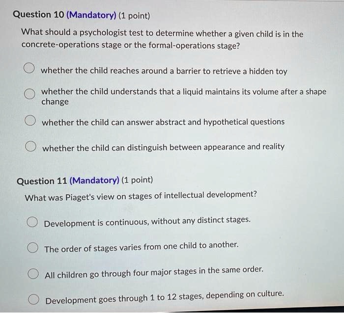 SOLVED Question 10 Mandatory 1 point What should a