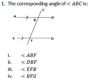 SOLVED: The corresponding angles of