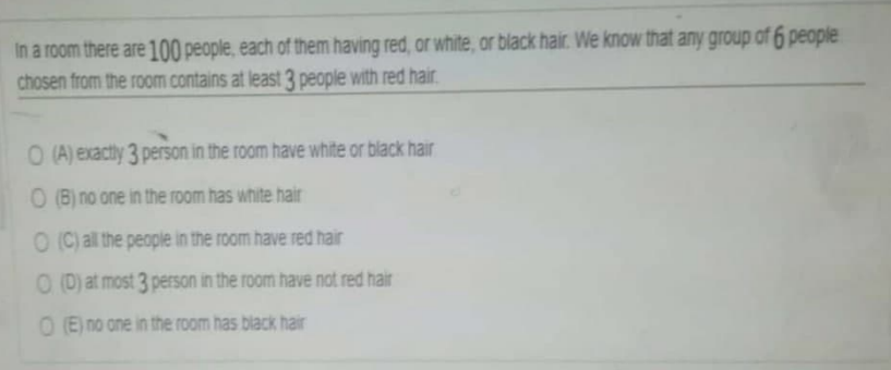 solved-in-a-room-there-are-100-people-each-of-them-having-red-or-white-or-black-hair-we