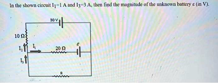 electrical find answer at: https: Images High... in the shown circuit ia and 3 3a then find the magnitude of the unknown ...