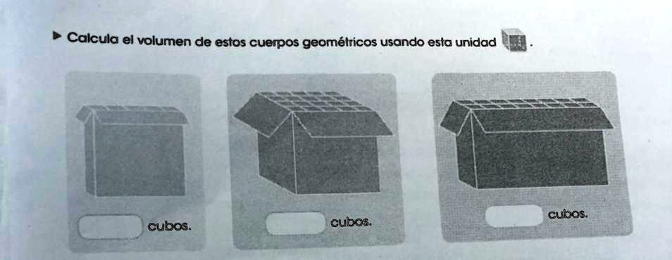 SOLVED: Calcula el volumen de estos cuerpos geométricos usando esta