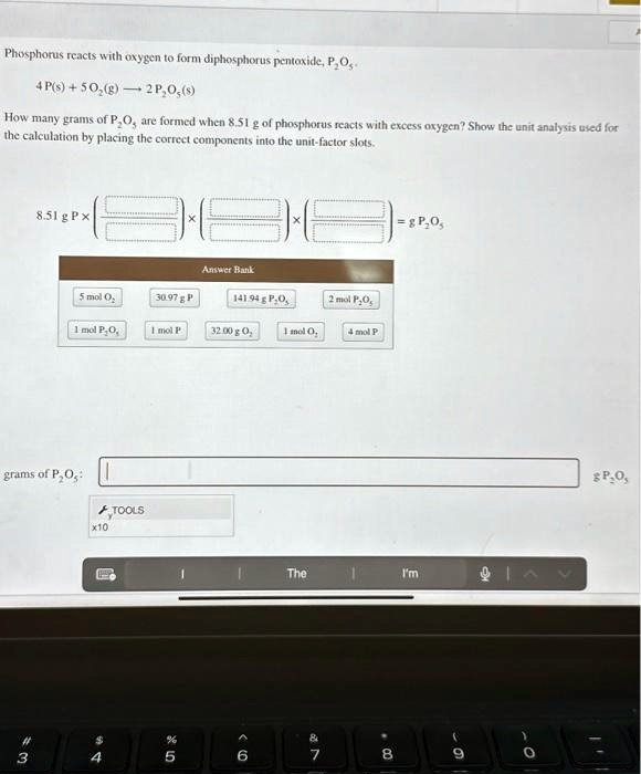 Solved Texts Need Help Figuring This Out Phosphorus Reacts With