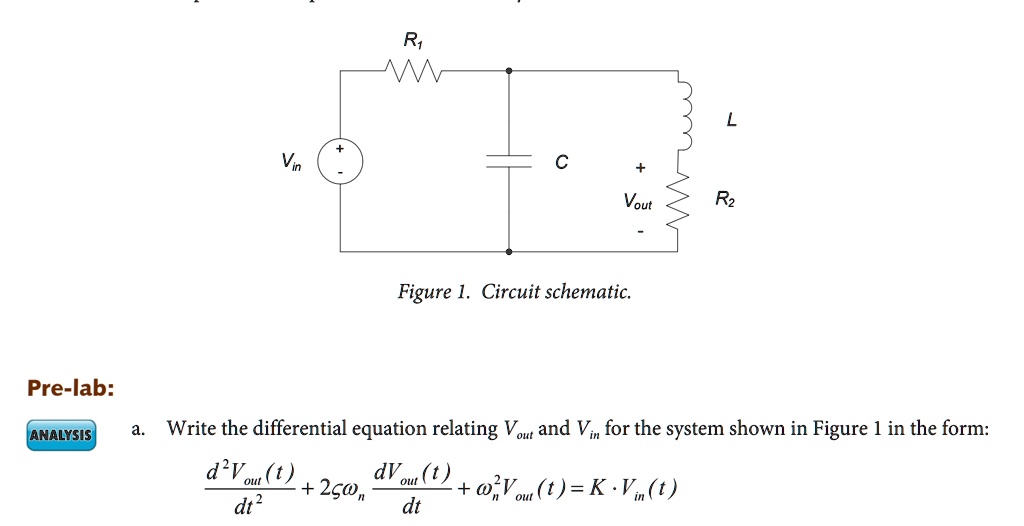 SOLVED: PLEASE SOLVE USING INTEGRATOR FORMULA R R^2 Figure 1. Circuit ...