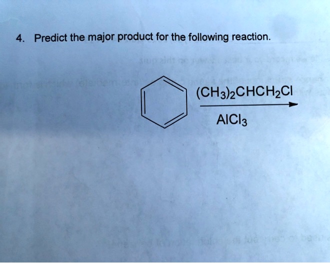 Predict The Major Product For The Following Reaction SolvedLib   0dfe55a44d01415c807badb831599886 