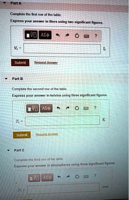 SOLVED PanA Complele the first row of the table Express your