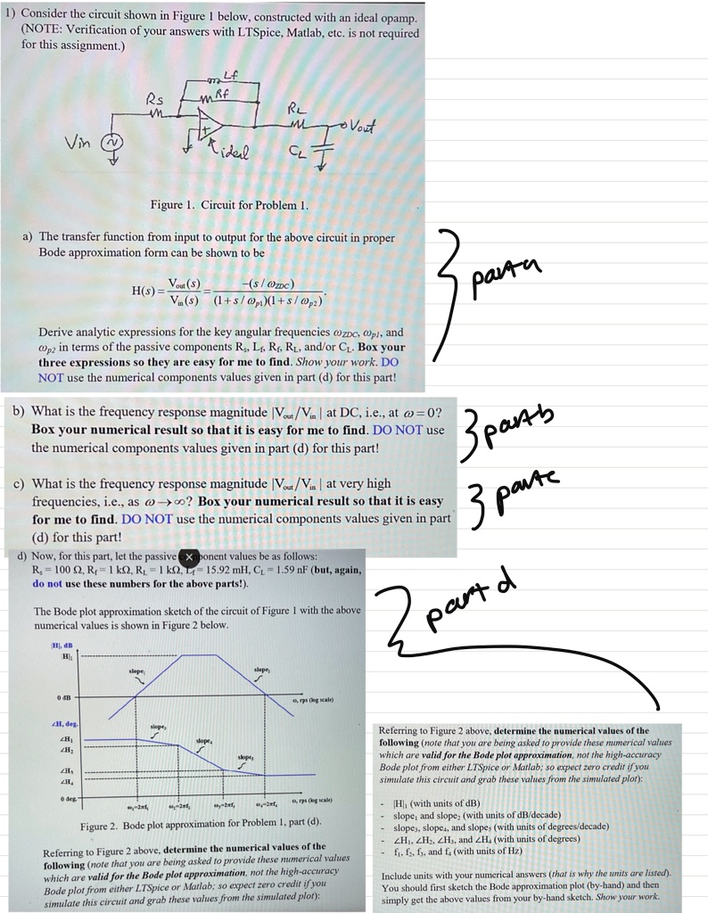 1 consider the circuit shown in figure 1 below constructed with an ...