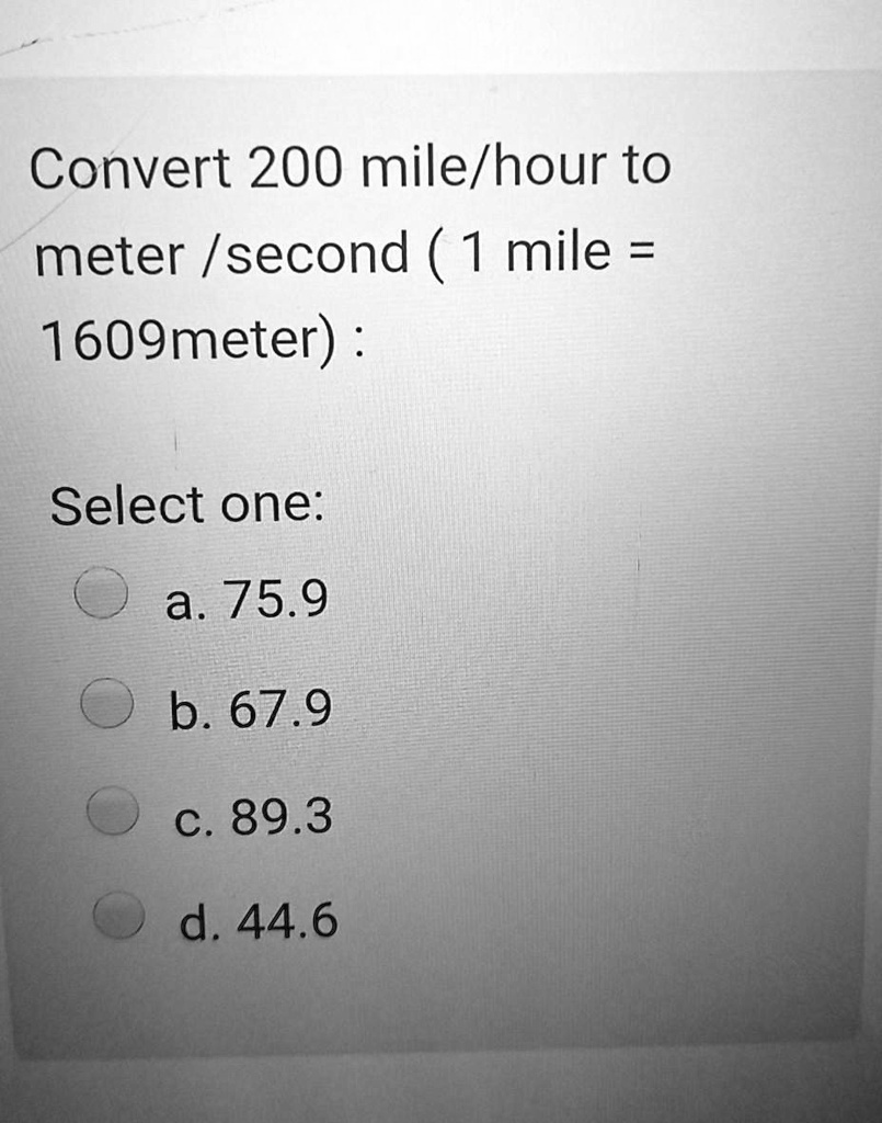 Meters in outlet one mile