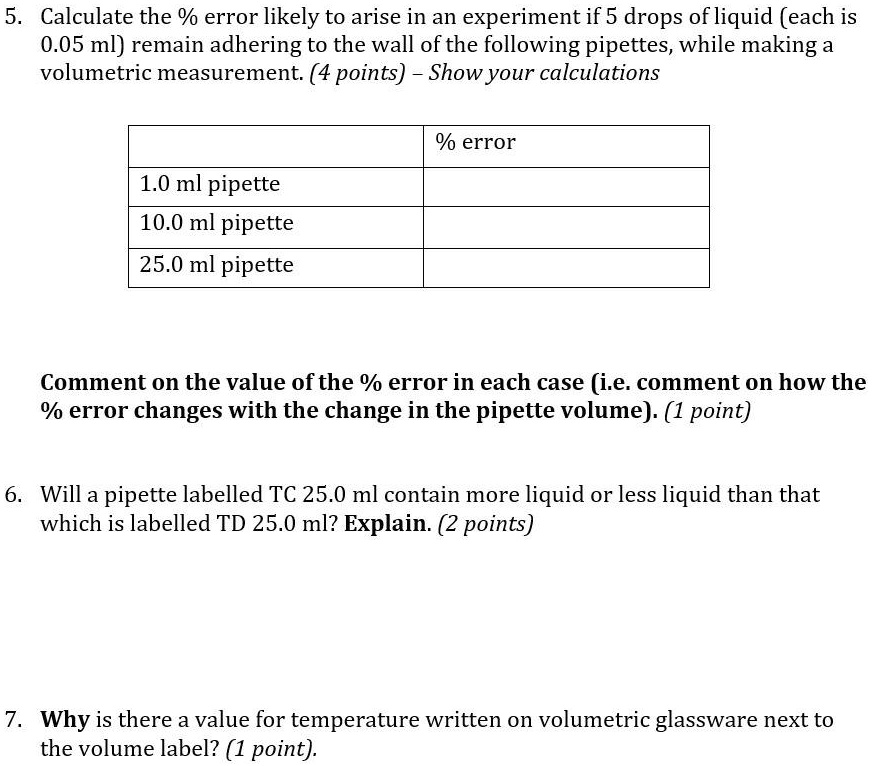 SOLVED 5 Calculate the error likely to arise in an experiment if 5