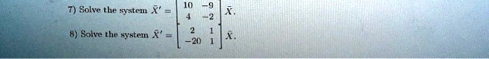 7 solve the systen 8 solve thue syxtem 58648