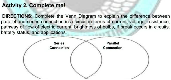 Venn Diagram Series And Parallel Circuits - Circuit Diagram