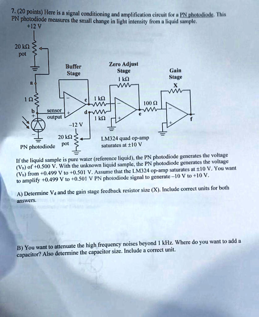 VIDEO solution +12V 20k load Buffer Stage Zero Adjust Stage 1k9 Î