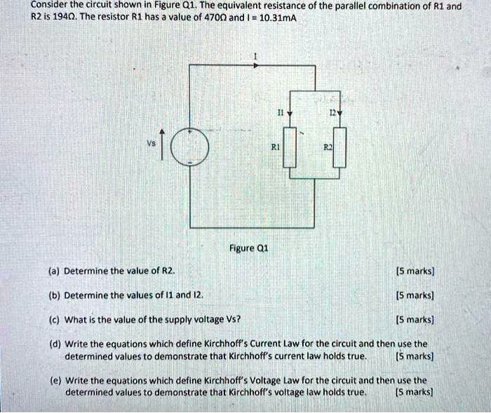 SOLVED: Consider the circuit shown in Figure Q1. The equivalent ...