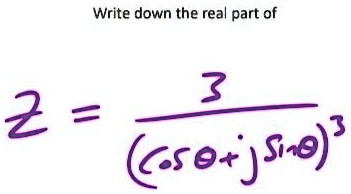 write down the real part of 2 csesi0  66238