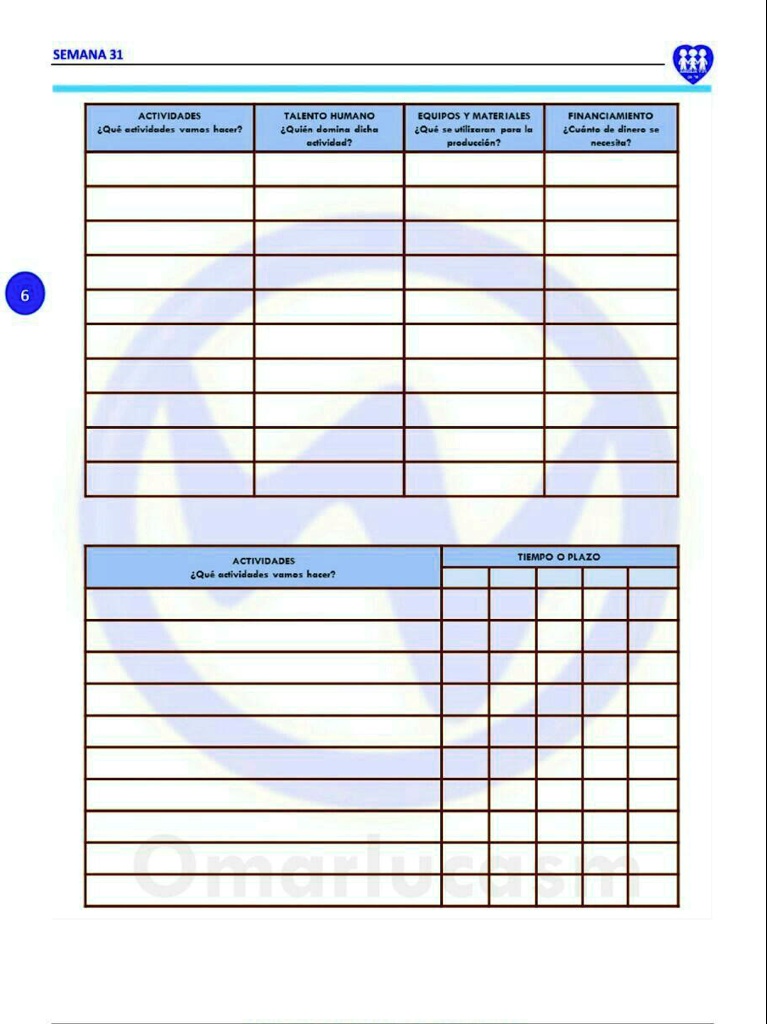 necesito esta tarea de ept semana 31 3ro de secundaria pliz semana 31 actividades qve ocividodes vame hacer talento humano quiin demine diche ochivided equipos y materiales qve uirilzaran re 19968