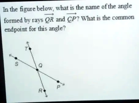 SOLVED: In the figure below, what is the name of the angle formed by ...