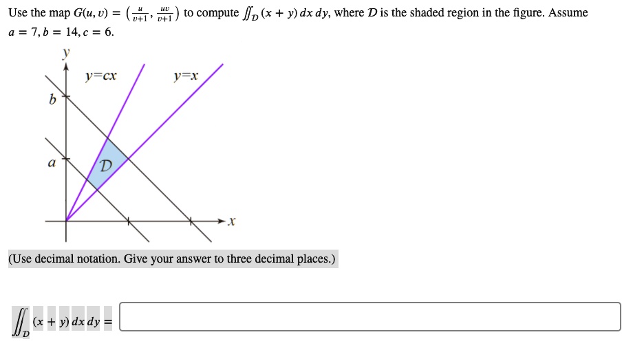 Use the map gu0 0 7b 140 6 to compute ijs x y dx dy where d...