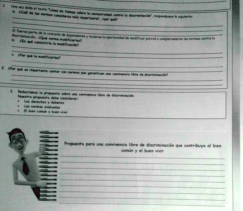 SOLVED: Una Vez Leído El Texto "Linea De Tiempo Sobre La Normatividad ...