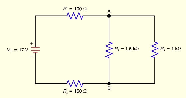 SOLVED: Construct the series circuit in Fig. 6-50 with MultiSIM ...