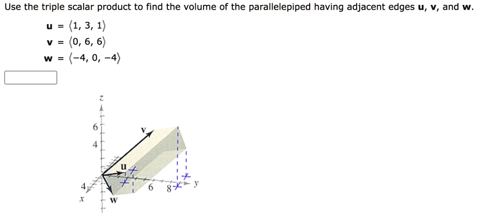 solved-use-the-triple-scalar-product-to-find-the-volume-of-the