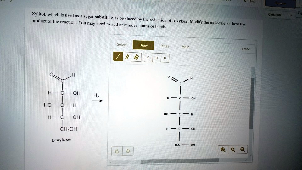 SOLVED Xylitol, which is used as a sugar substitute, is produced by