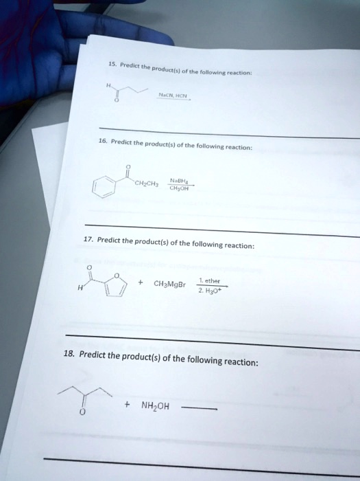 prrult products 0f the followving reaction tucr predict the products of tha following reaction a w hoh chch predict the products of the following reaction cthir chamgbr hyot 18 predict the p 67212
