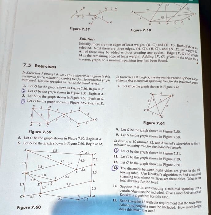 SOLVED: 12 Figure 7.57 Figure 7.58 Solution 7.5Exercises In Exercises I ...