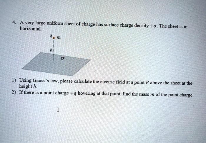 A very large uniform sheet of charge has surface charge density +Ïƒ ...