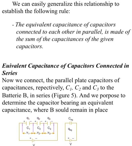 SOLVED We can easily generalize this relationship to establish the