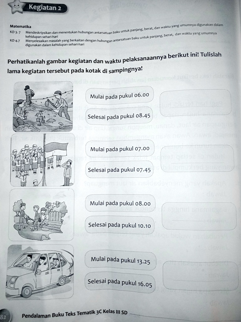 SOLVED: Kelas 3 Ada Yang Tau Gak Hhe Kegiatan 2 Matematika Waktu Yang ...